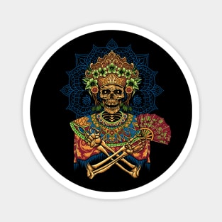 Balinese dancer skull Magnet